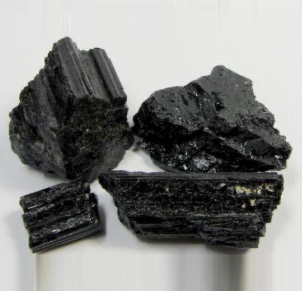 Raw Black Turmoline