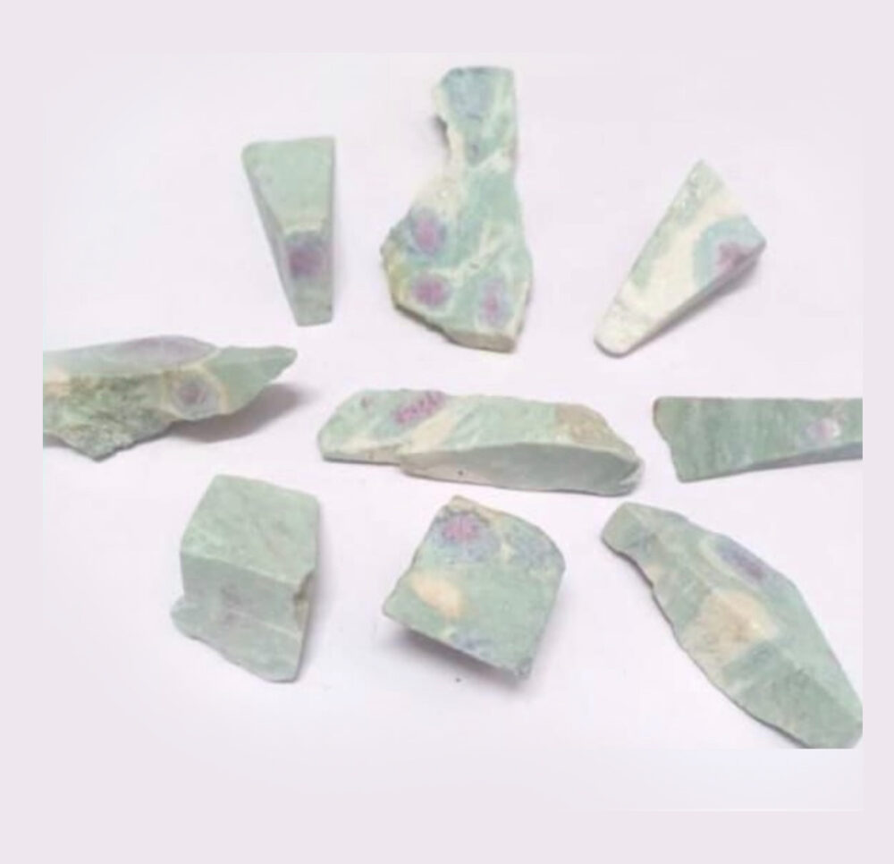 African Ruby Zoisite Raw Crystal