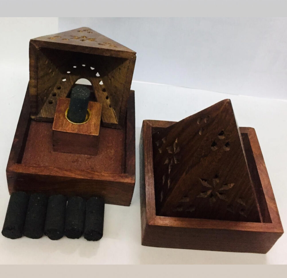 Pyramid spiritual dhoop stick stand